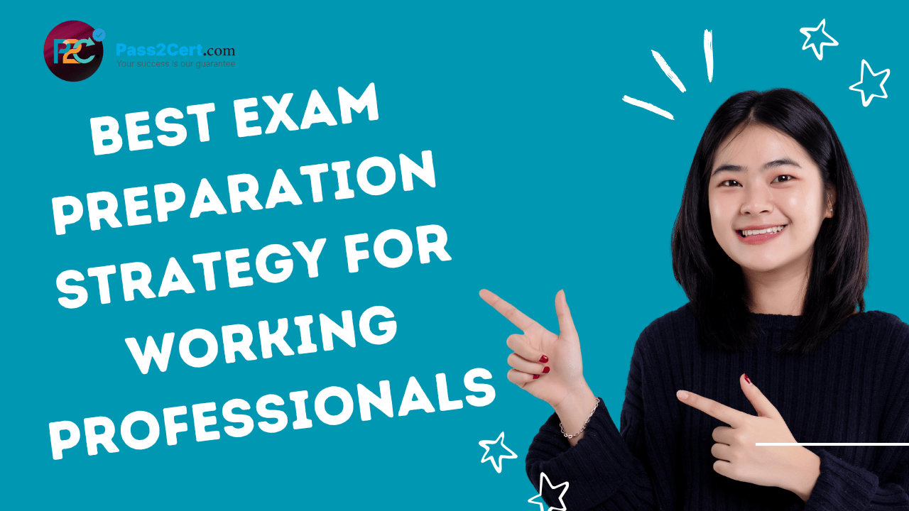 Working professional preparing for an exam using a structured study plan and practice tests.