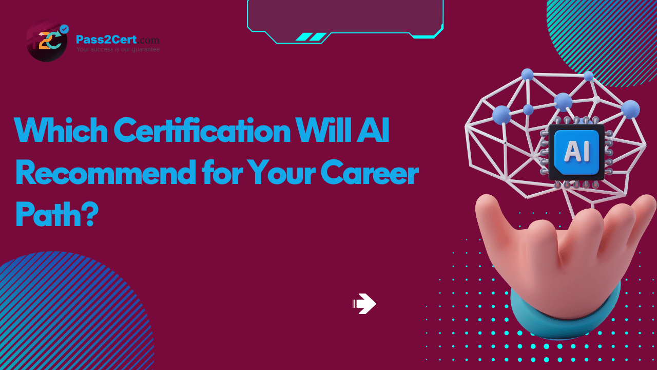 AI recommended certification paths for IT careers including CompTIA, AWS, Azure, and cybersecurity