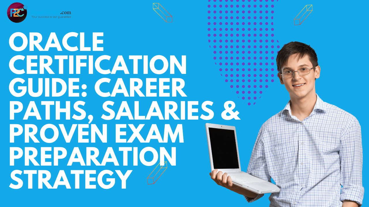 Oracle certification roadmap showing database, cloud, Java, and professional career paths